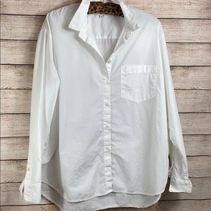 Madewell White Cotton Dress Shirt
